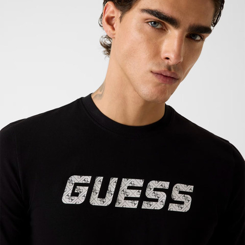 Guess Ανδρική κοντομάνικη μπλούζα Printed logo T-shirt
